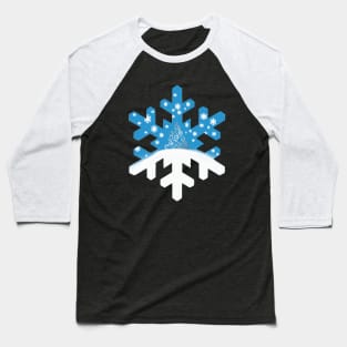 Snowflakes within Snowflake Baseball T-Shirt